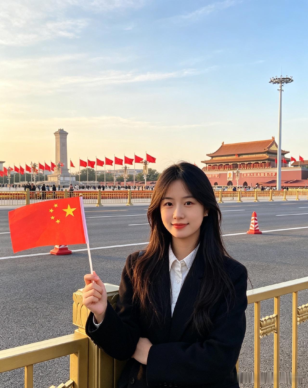 金秋十月，祝大家国庆节快乐！祝祖国繁荣昌盛，国泰民安，人民安居乐业，奔向富强的小