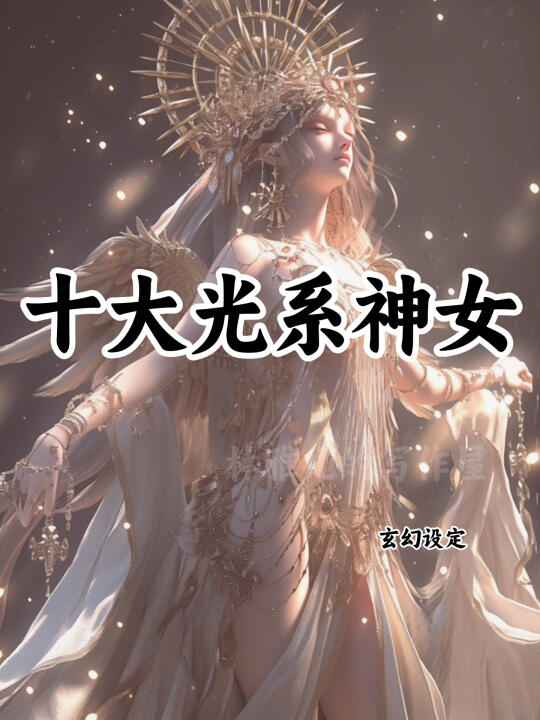 十大光系神女🔥可写进小说