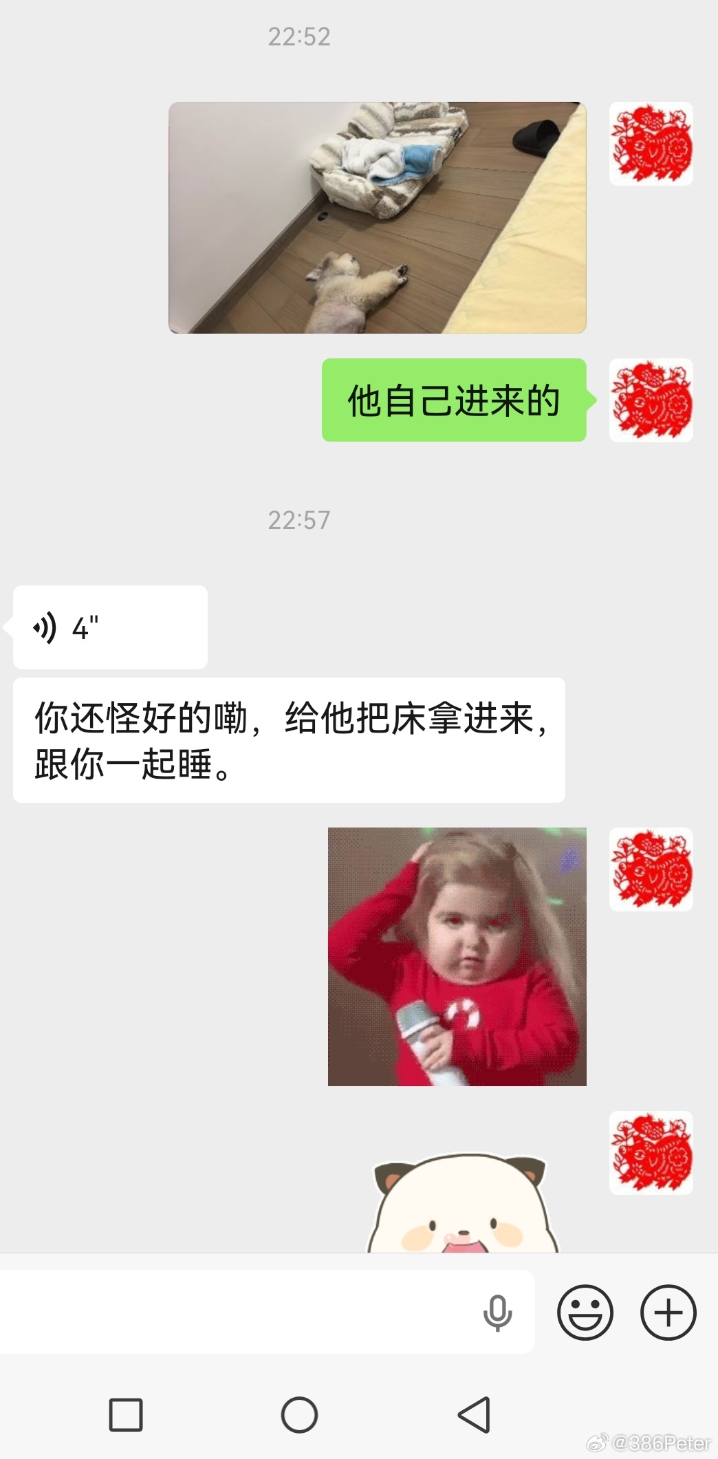 今晚阳阳陪我睡 ​​​