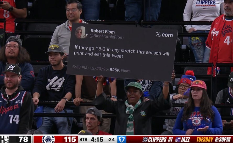 NBA版17张牌你能秒我？快船在最近 18 场比赛中取得了 15 胜 3 负 的