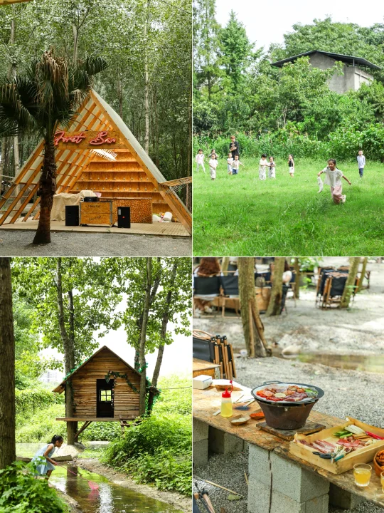 成都初秋露营🏕️被这个森系营地惊喜到了！