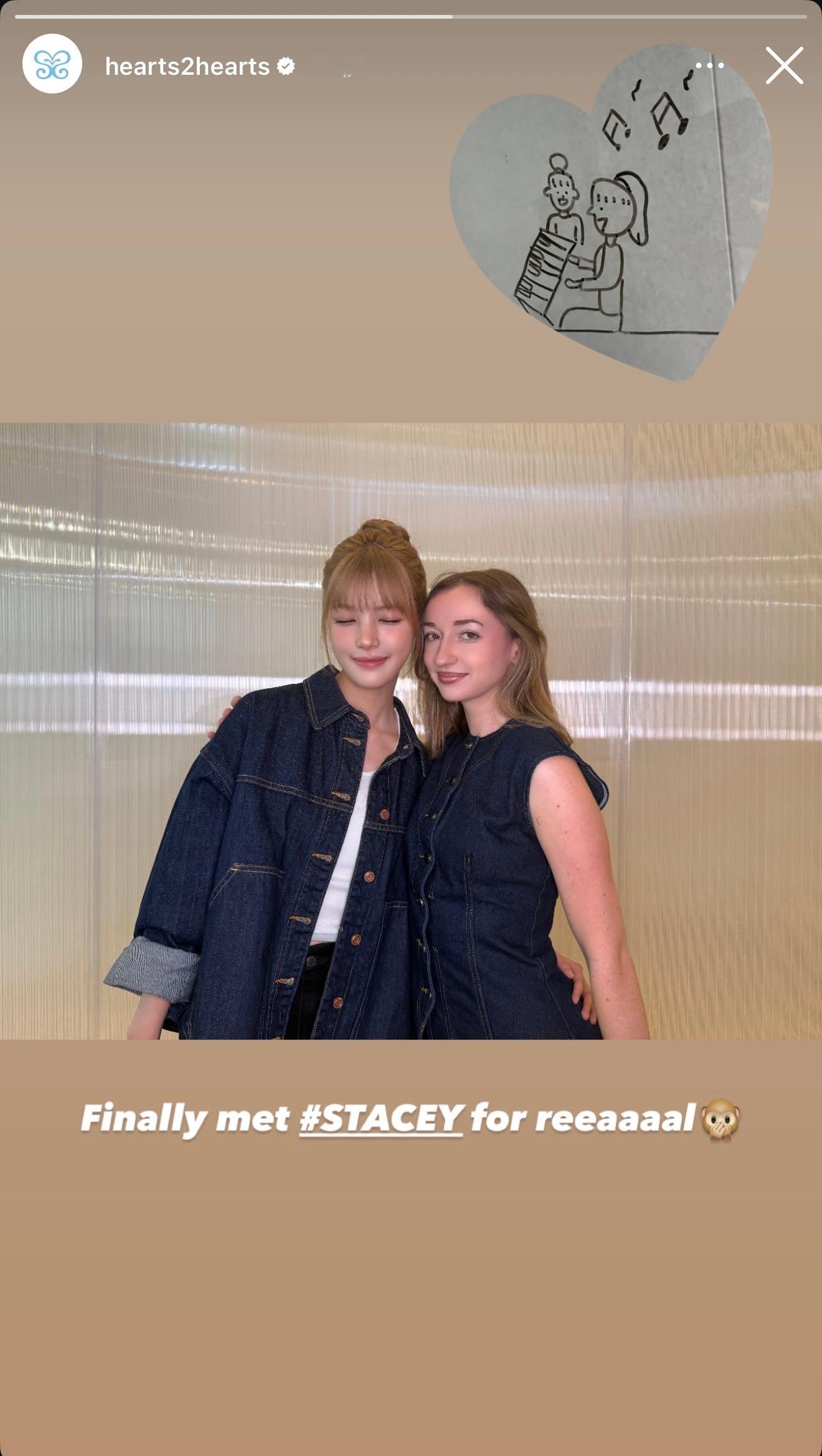 IG storyFinally met STACEY for reeaaaal?