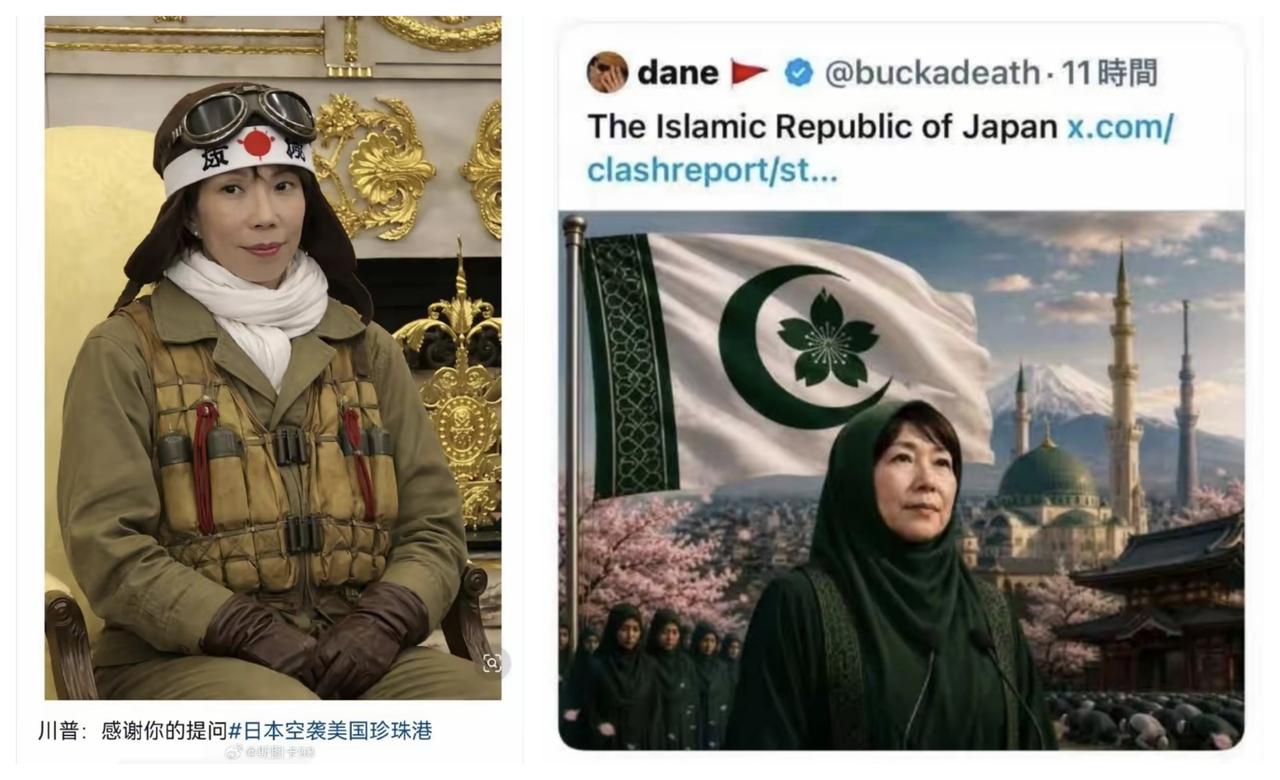 ✨关于日本伊斯兰共和国✨

✦ 特朗普的这句口误反应了他潜意识里，已经把日本当成