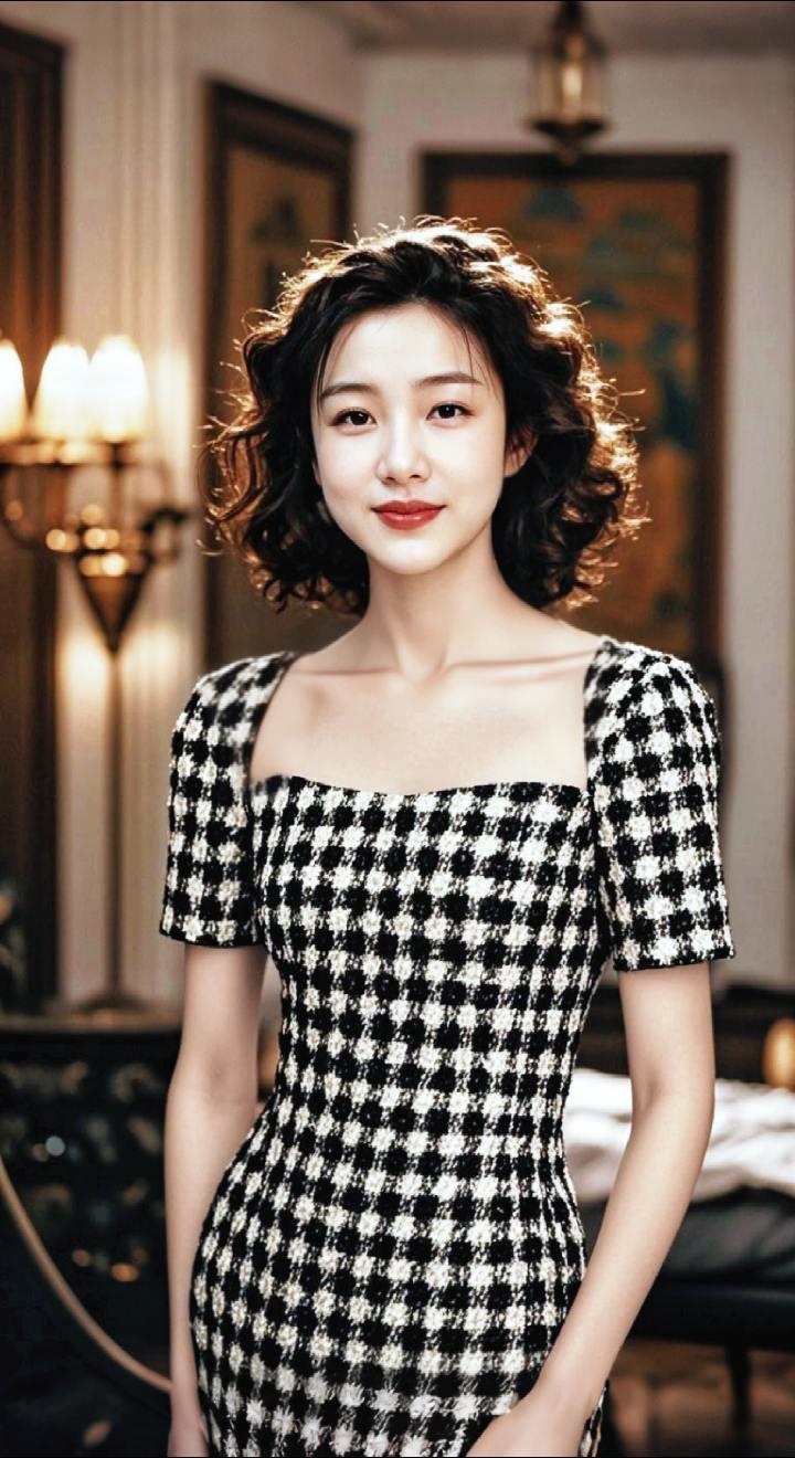 AI扩图 AI旗袍佳人