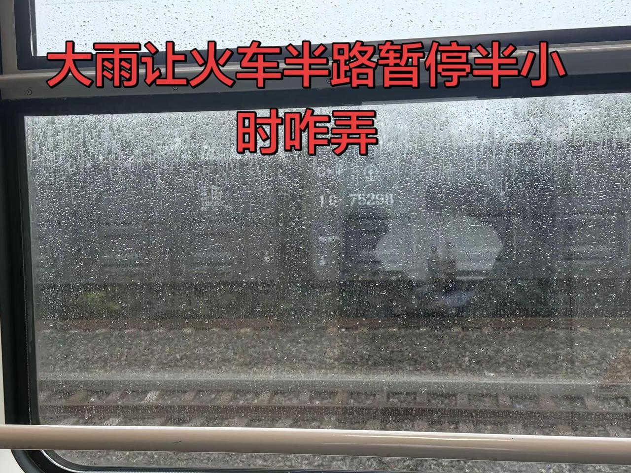 本来规划好的行程，结果天气原因，火车停半路上半小时了。一切又得重新规划。😂😂