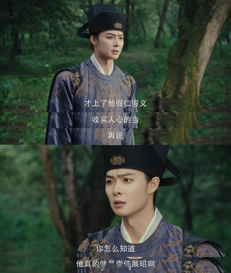 张铭恩一出场权臣味好浓别人在江湖张铭恩在朝堂别人都在江湖快意潇洒闯荡，唯独张铭恩