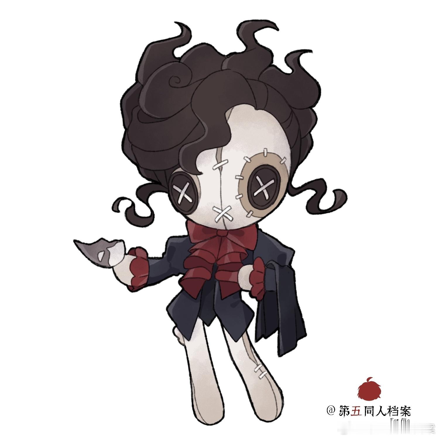 第五人格第五人格同人第五同人档案第五人格加页手记 无名布偶监管者版本-第三弹！！