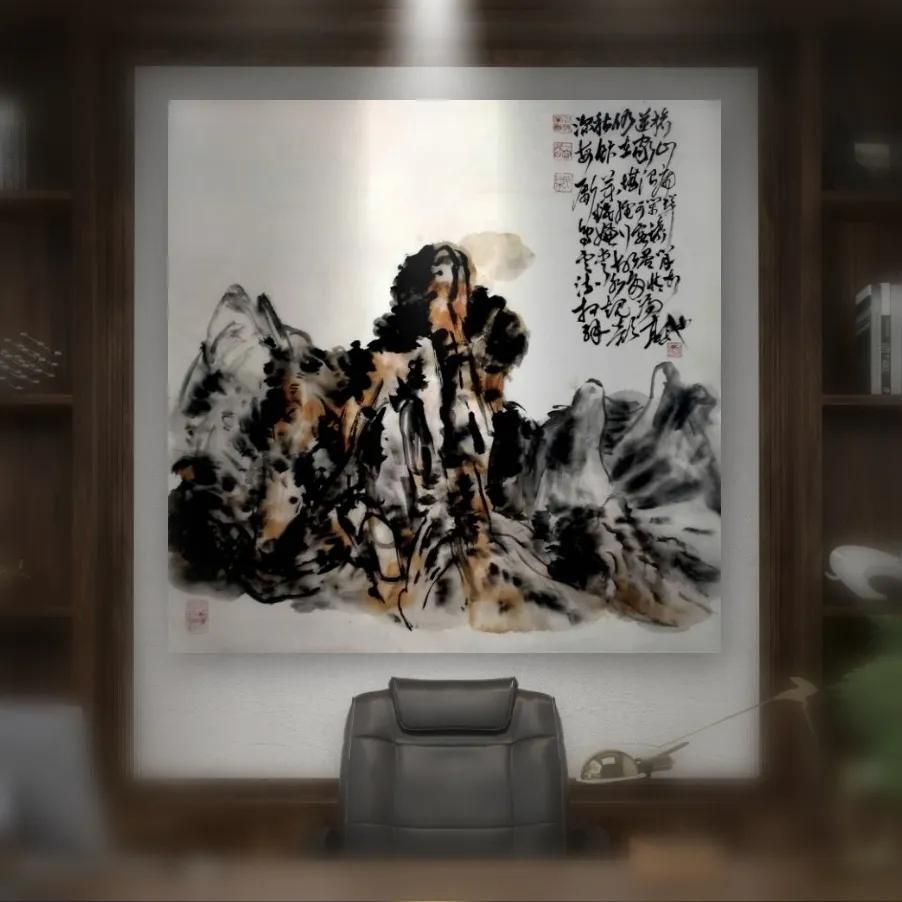 任致五绝《赞高驰书画莽昆仑》

高驰挥翰墨，画里苍山莽。

横势昆仑展，书中劲草