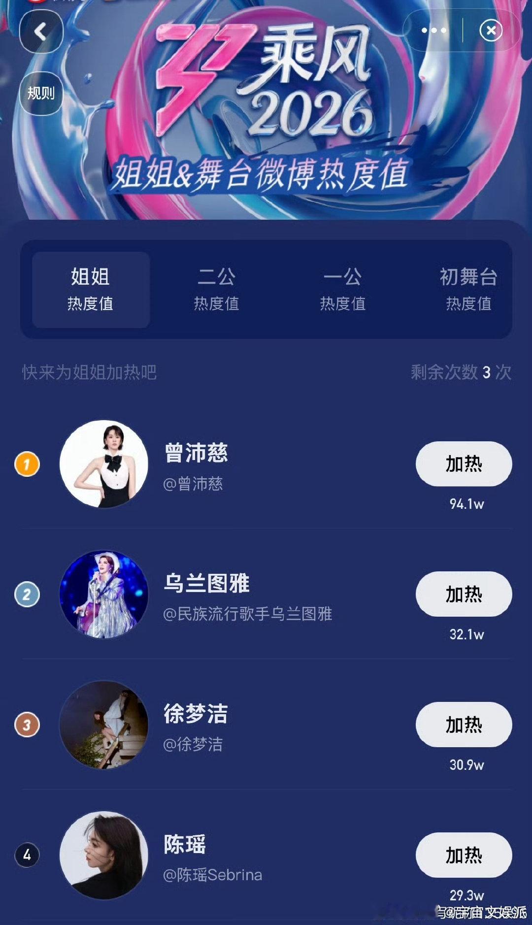 浪姐这把算是玩脱了浪姐没想到粉丝会一个一个对票 浪姐没想到粉丝会一个一个对票吧！
