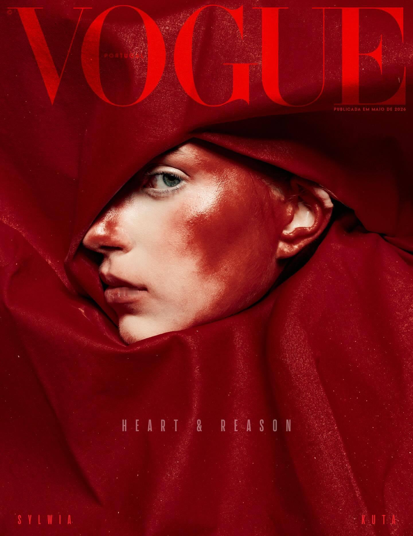 葡萄牙版VOGUE五月刊封面，精彩的视觉效果。P1-3 ：国模康思佳（好像是首张
