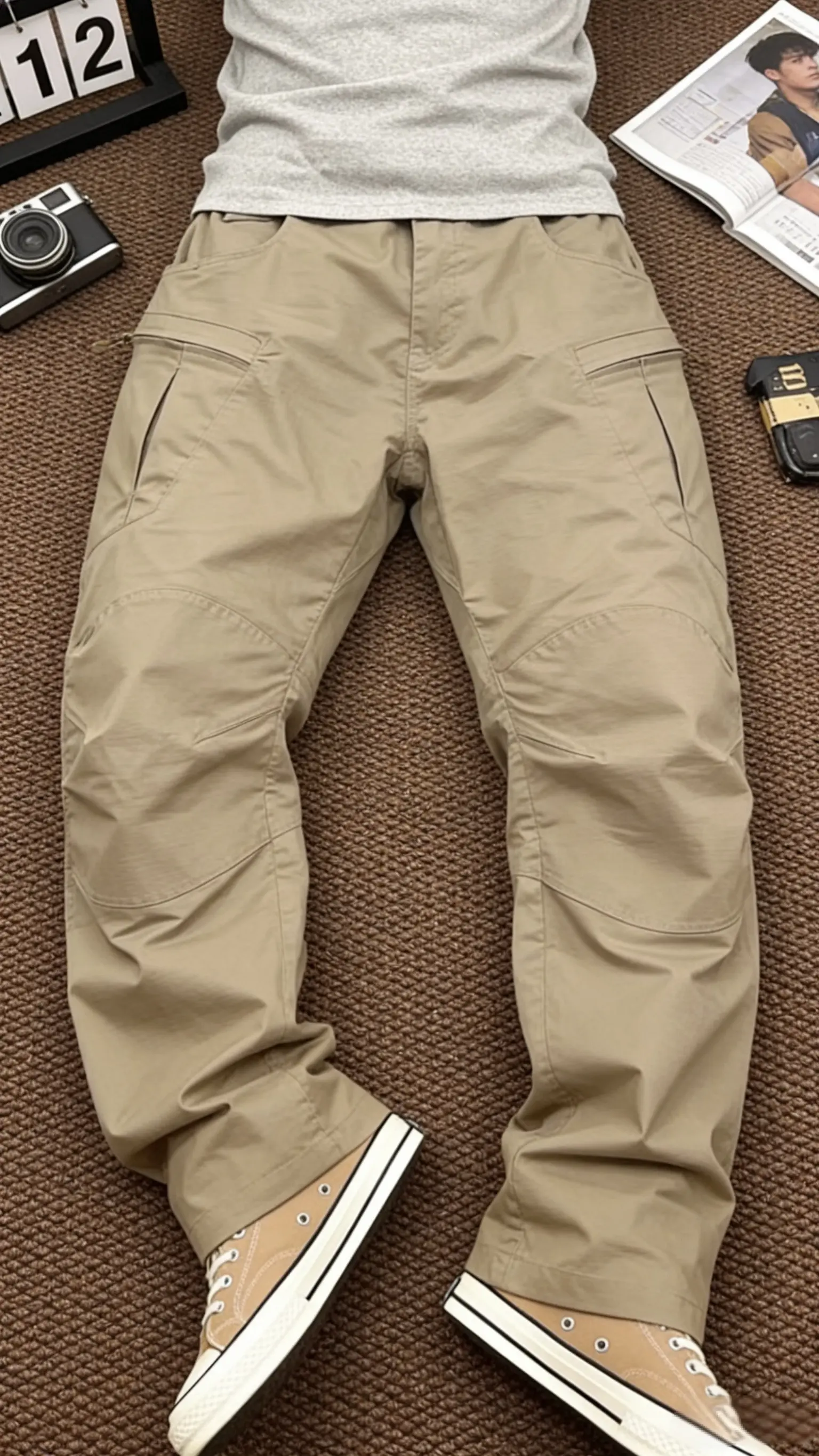 谁能拒绝这款隐士cargo春秋突击裤军鸟战术多口袋户外透气直筒工装裤