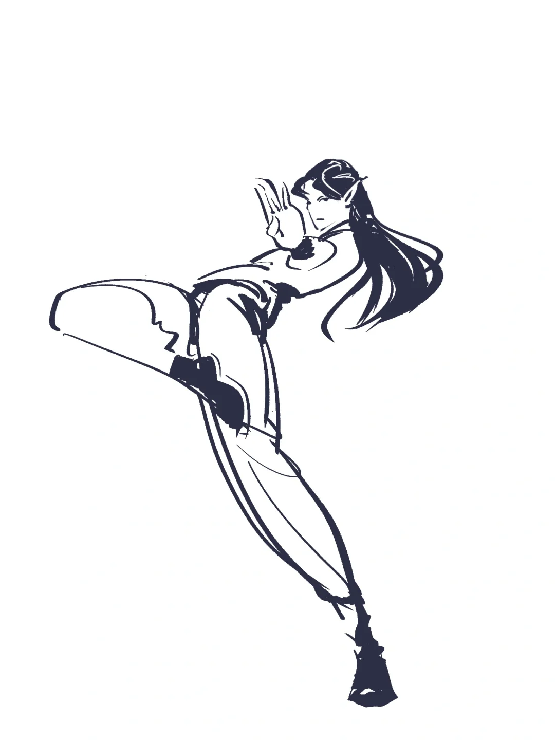 人物速写 动态每天帅一个