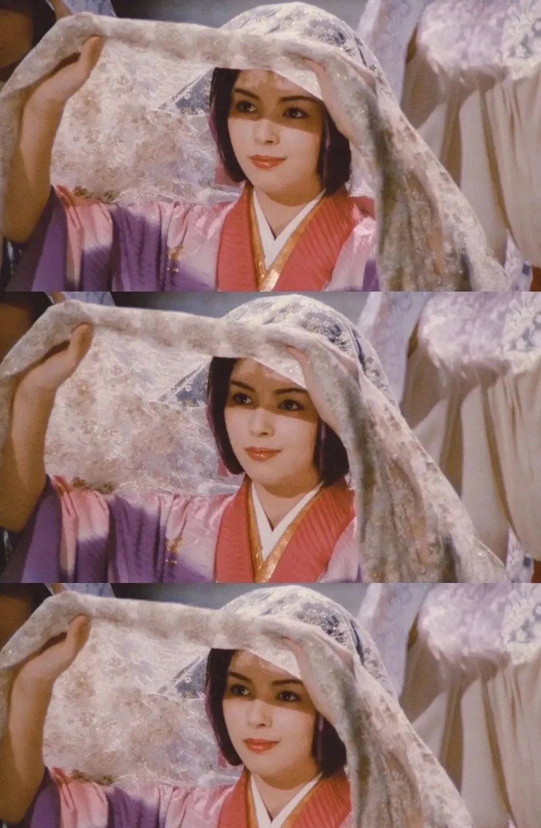 蝴蝶坠地，心漏跳了一拍。电影封存美丽的光影，便是永恒。1983年《里见八犬传》 