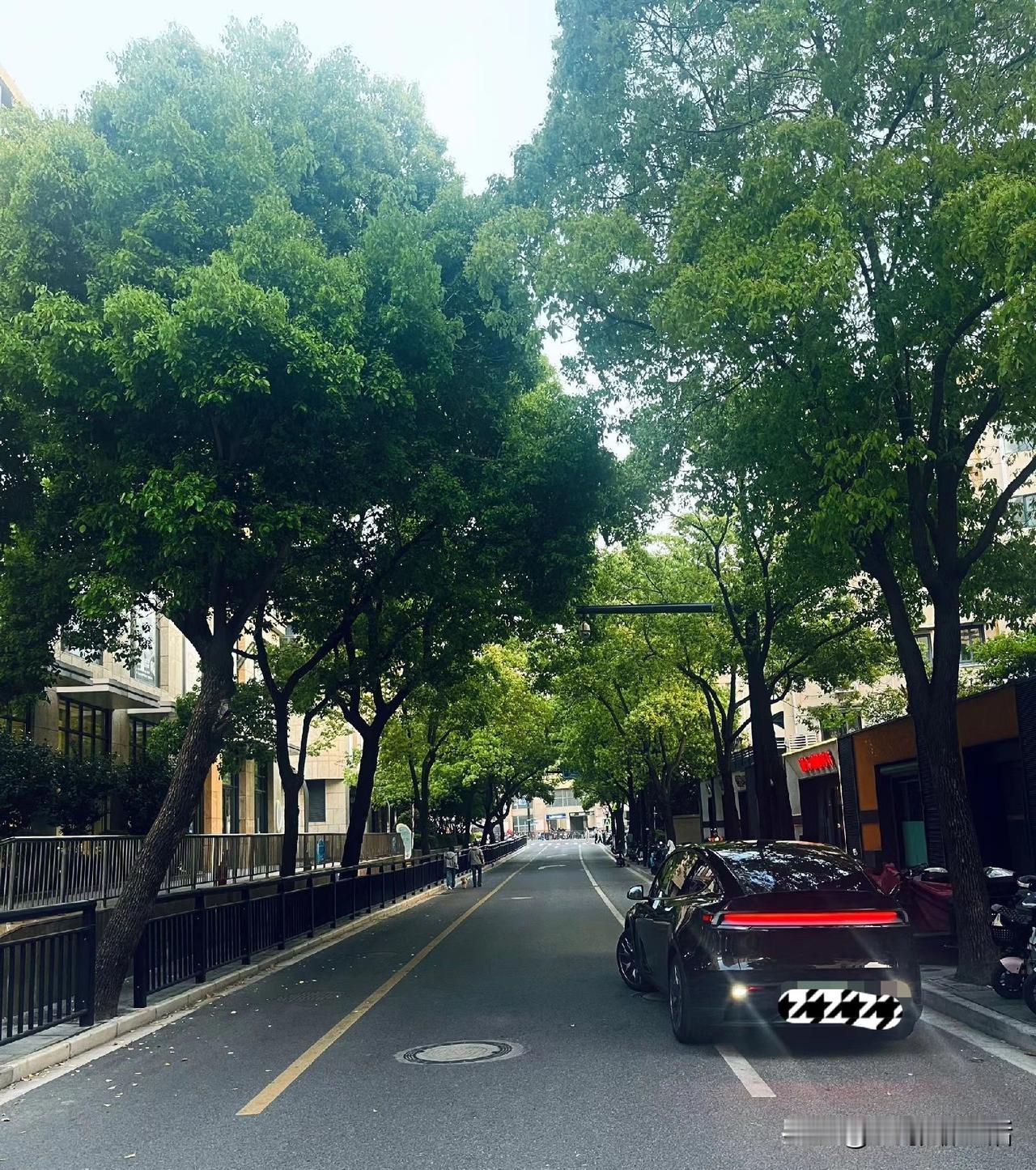 车灯虽然只能照亮50米，但我们可以开车游完全程，上海的周末，真惬意。