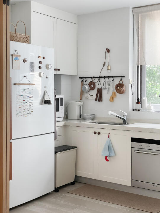 白噪音，白色厨房的治愈感☁️