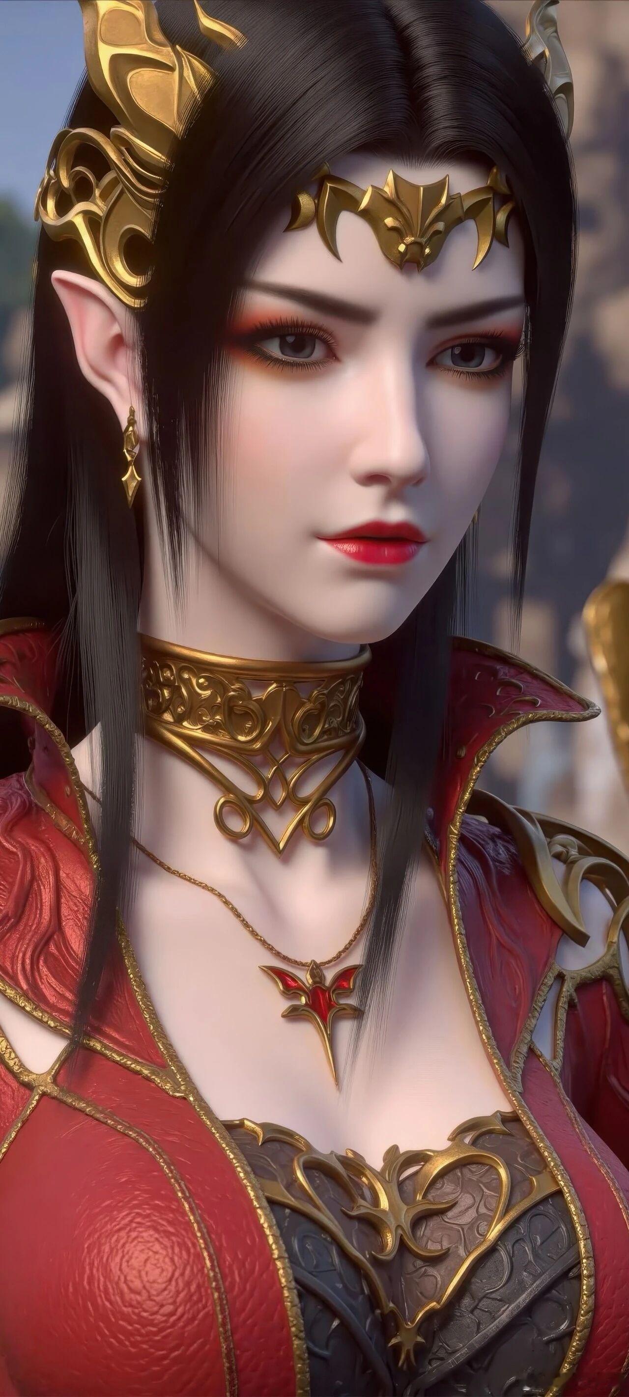 【斗破苍穹】美杜莎 性感 圆润 壁纸次元新星计划国漫动漫