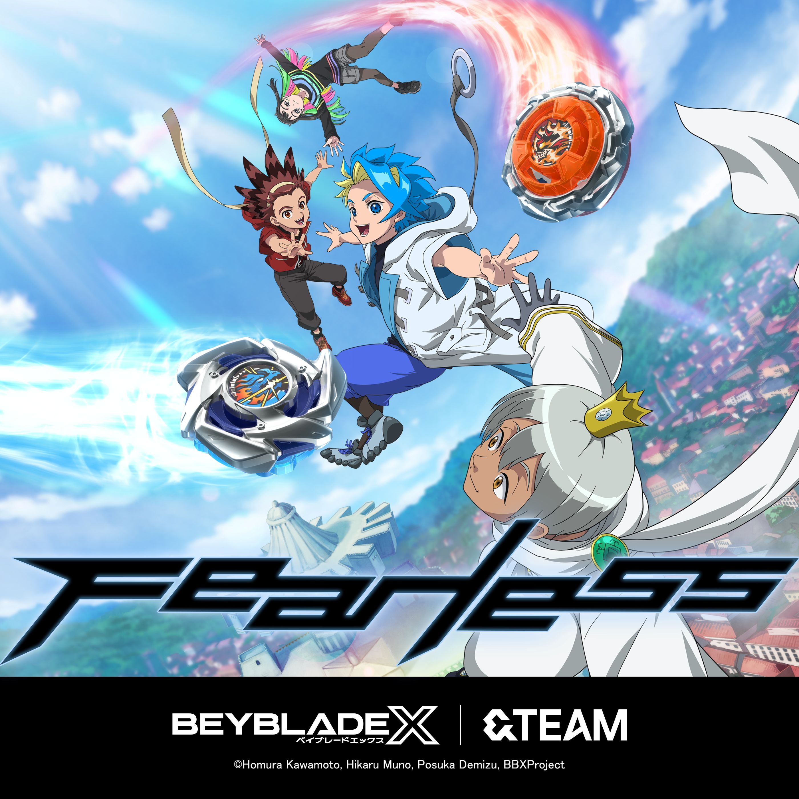&TEAM新曲「Fearless」被定为动画《BEYBLADE X ベイキングダ