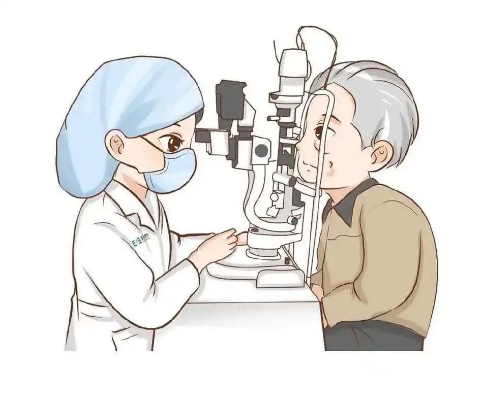 三个月之前，老伴儿去眼科医院做了右眼白内障置换手术。纪过7天，14天，21天，1