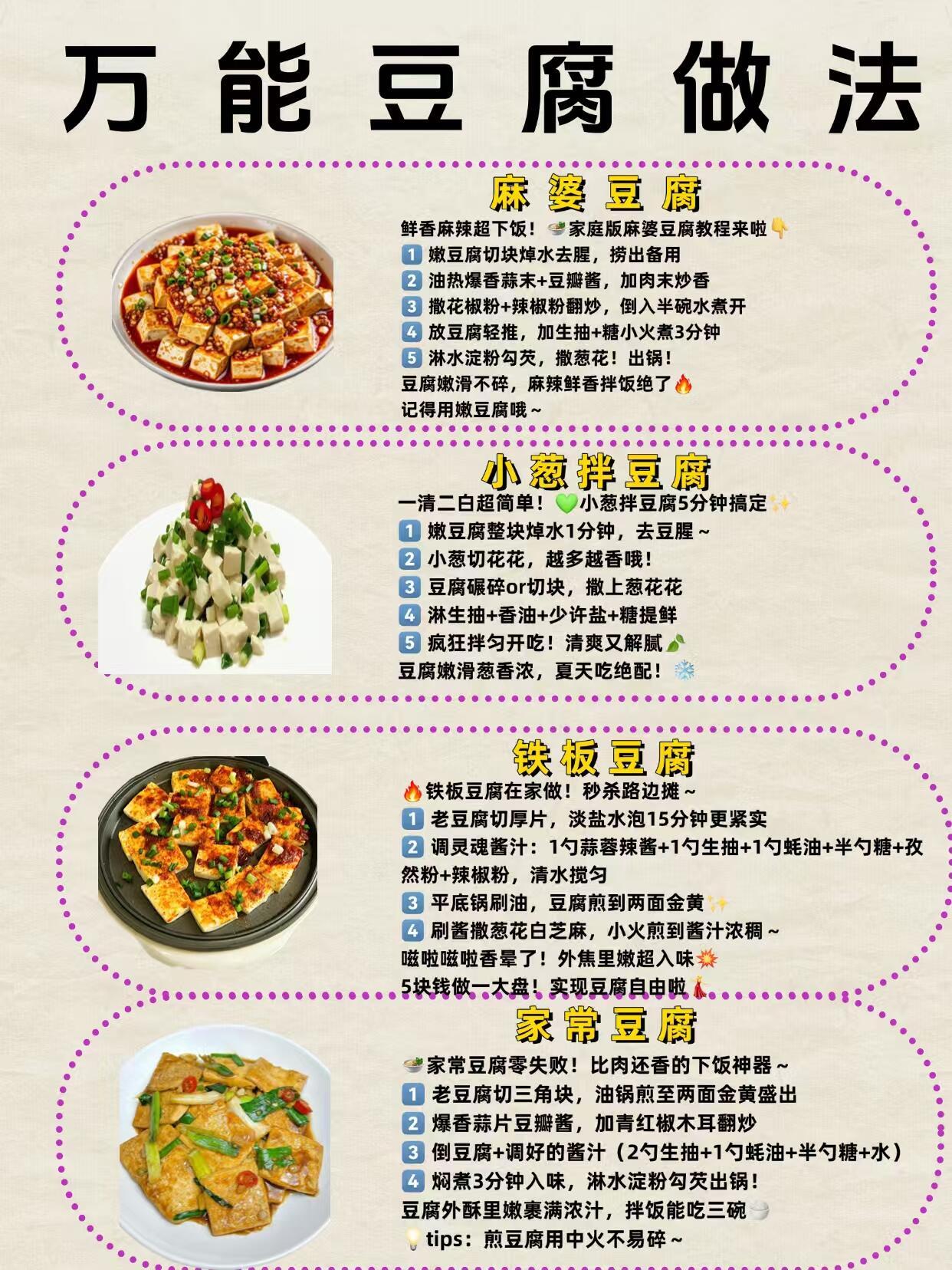 吃不吃豆腐的都沉默了还是喜欢中式的豆腐做法。