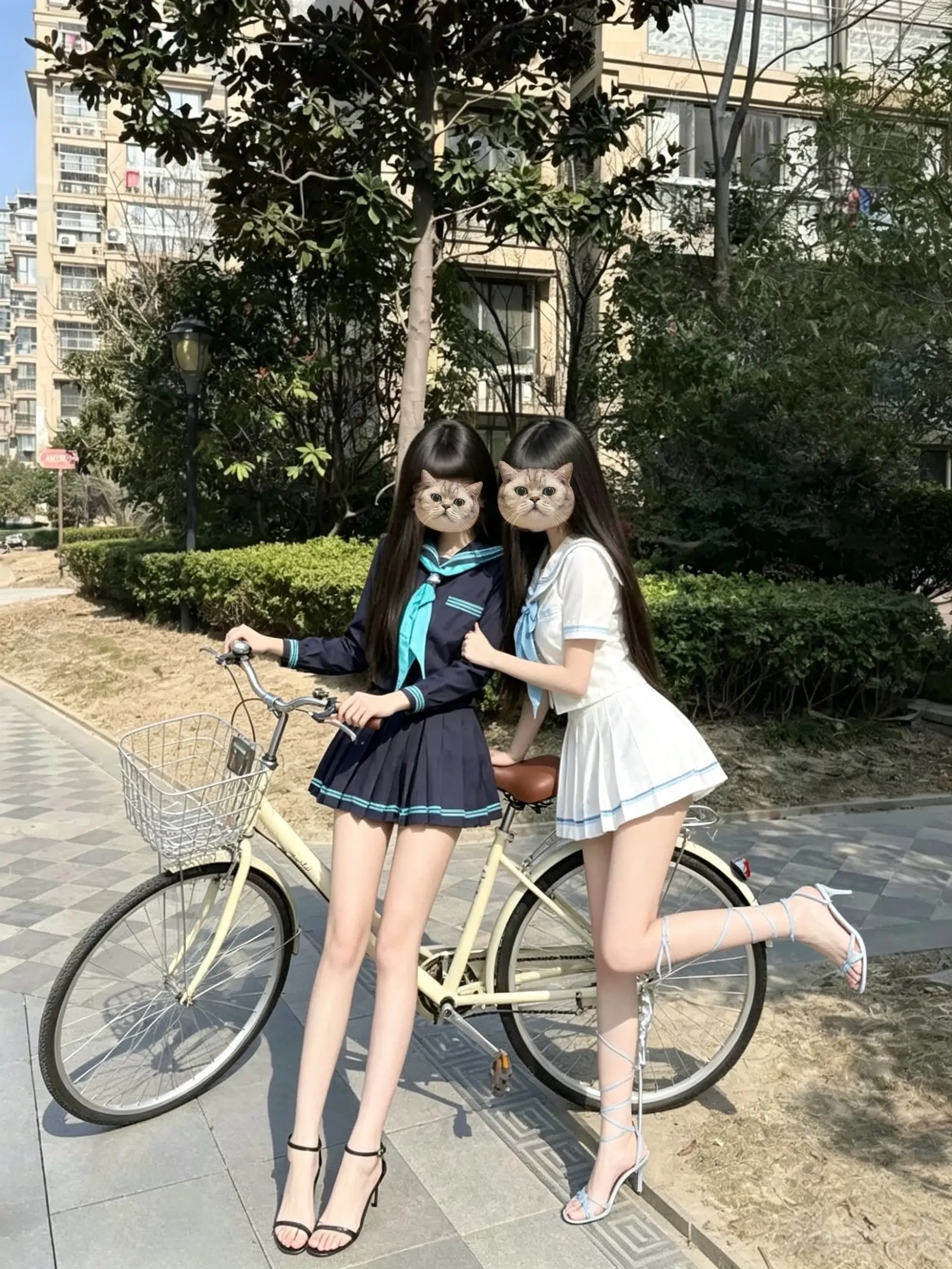 你先别说看不上我 我穿上高跟鞋压根看不见你