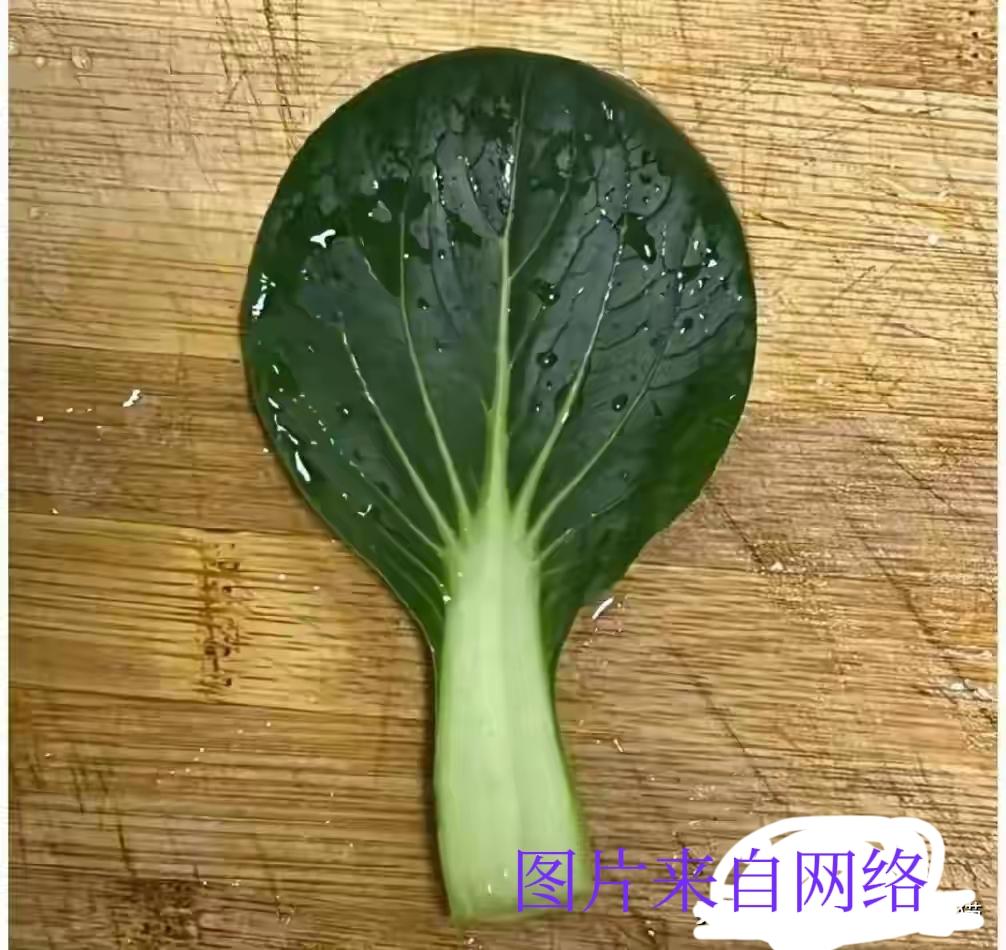 说实话，这个菜叶子洗的真干净。可能就是它火的原因吧。它后面的切菜板是竹子拼的，还