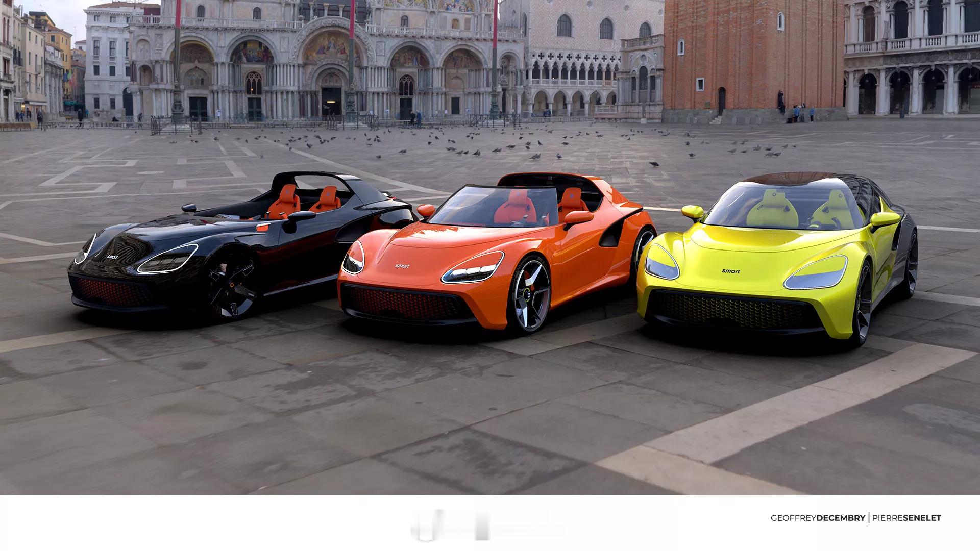 Smart纯电Roadster 当年的后驱双座敞篷小跑车Smart Roadst