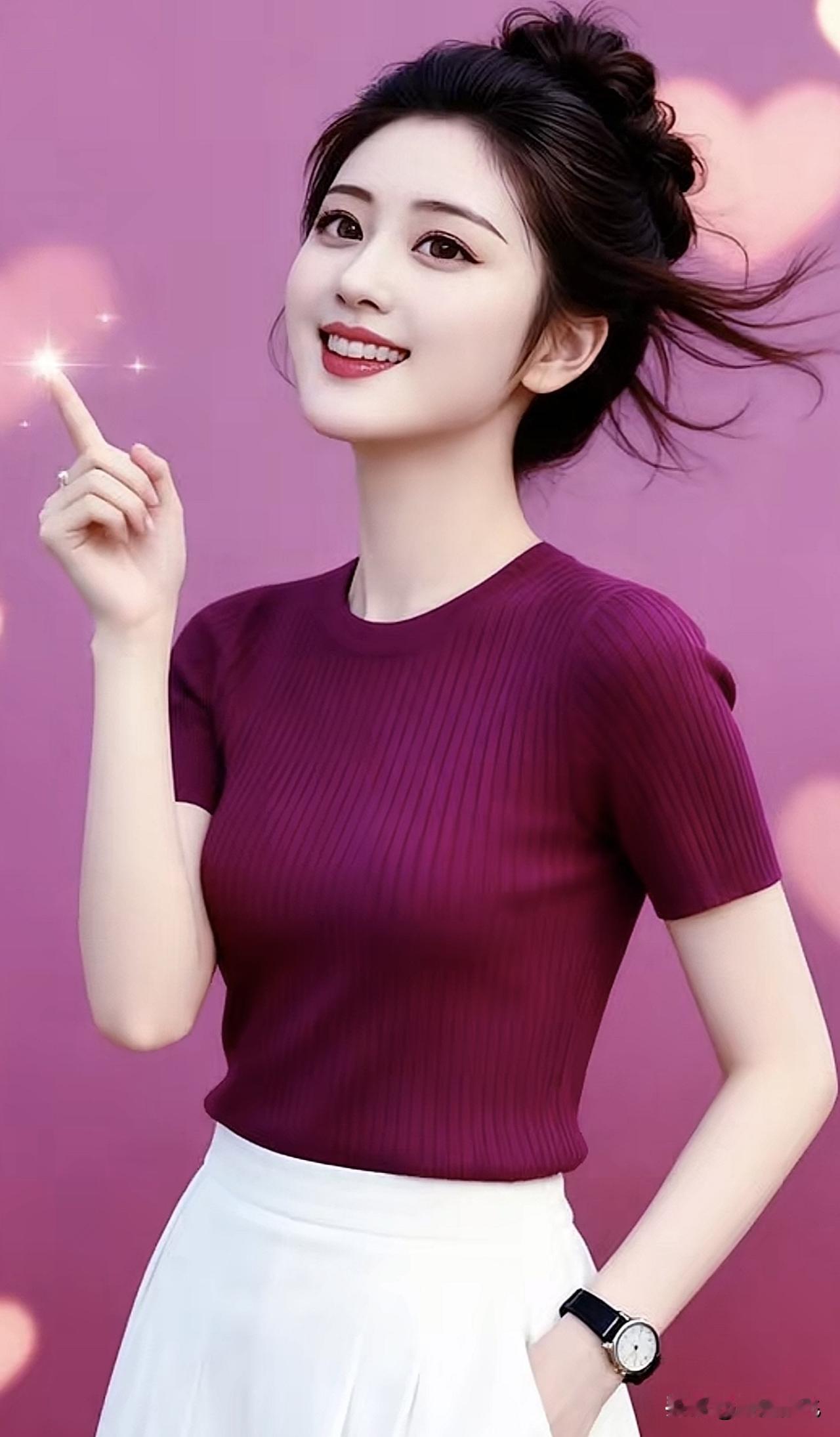 元气少女穿搭指南，紫色上衣+白色裙子，甜美可爱！💖✨粉色显嫩穿搭 紫色吊带裙穿