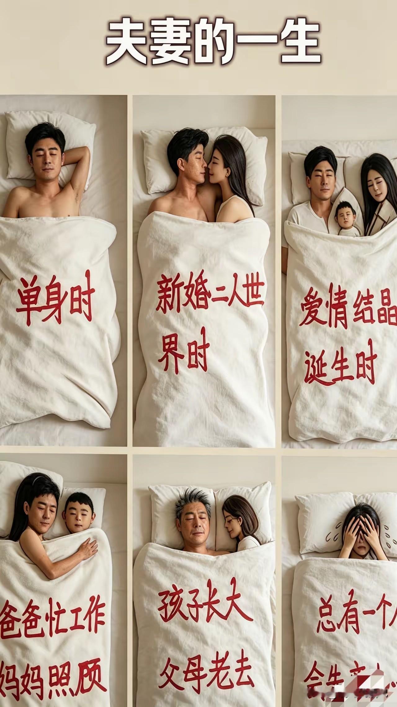 所以，要时时刻刻善待另一半。