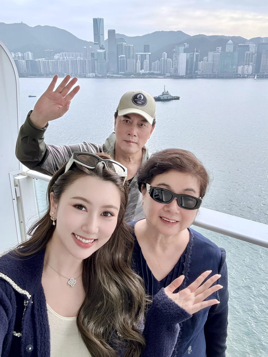 二胎产后3个月 带爸妈一起来旅行🛳️