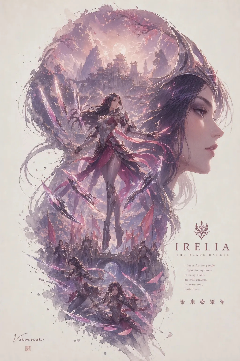 如何评价ChatGPT最新image2生成的无畏契约风格LOL英雄海报？英雄联盟