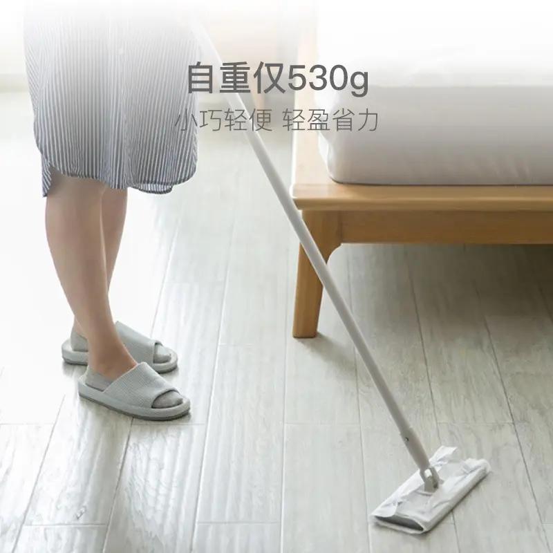 我终于找到适合宿舍用的免手洗拖把了 我平时住宿舍，拖地一直是个麻烦事。之前的拖把