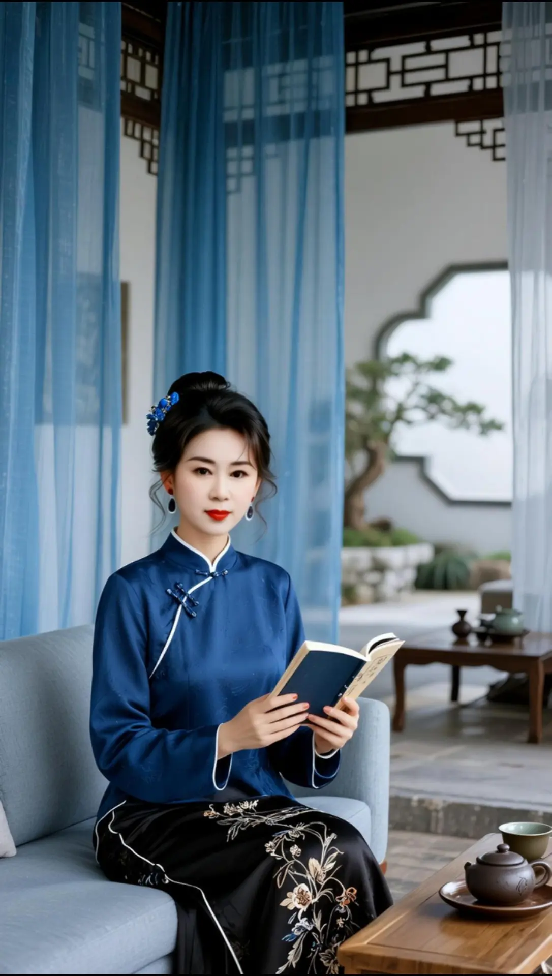 AI中式雅韵照 随变ai随便玩