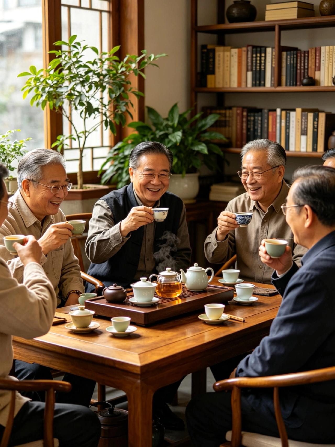 抛开琐事卸下疲惫
一壶清茶，几句真心话
不谈世俗纷扰，只聊心底所想
慢煮岁月，浅