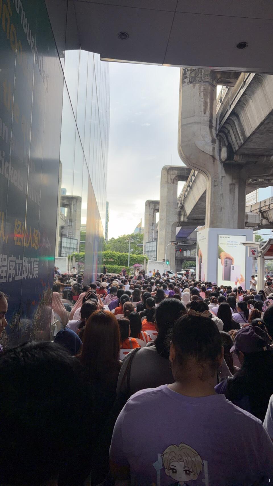 许凯 海顶的人气 一眼望不到头 许凯的人气真的是太牛了 没看过这么盛大的场面 ​