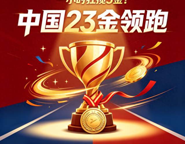 名古屋亚运中国单日12金断层领先，日本追不上。