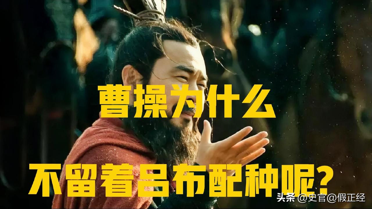 曹操为什么不留着吕布配种？别闹！这3个真相，戳破所有天真脑洞！
 
我真的要被这
