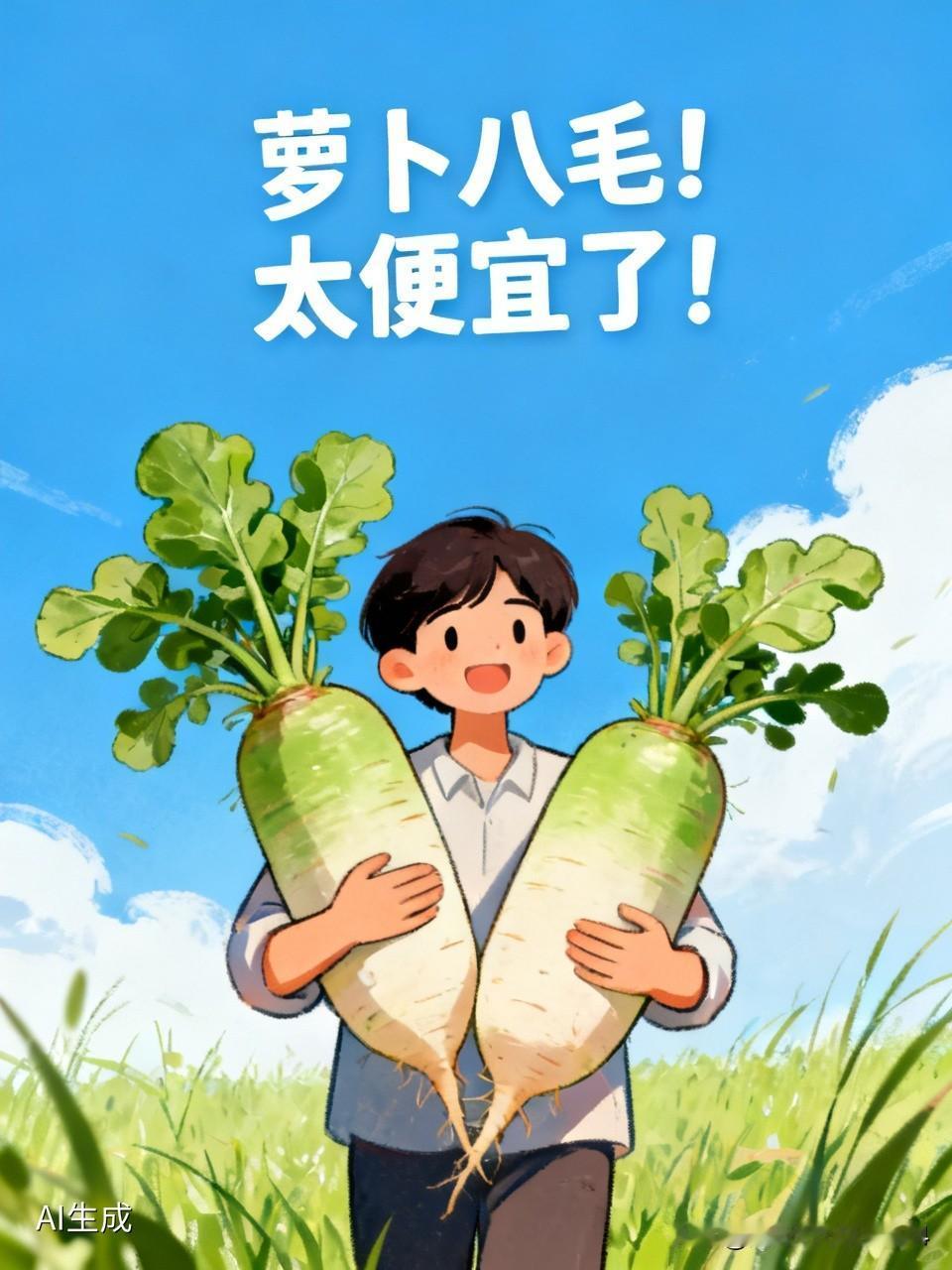 蘿卜八毛！太便宜了！