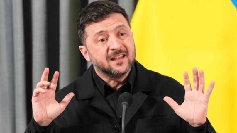 乌克兰总统泽连斯基昨日在记者会上，公布了由美国主导的最新版俄乌「和平计划」草案的