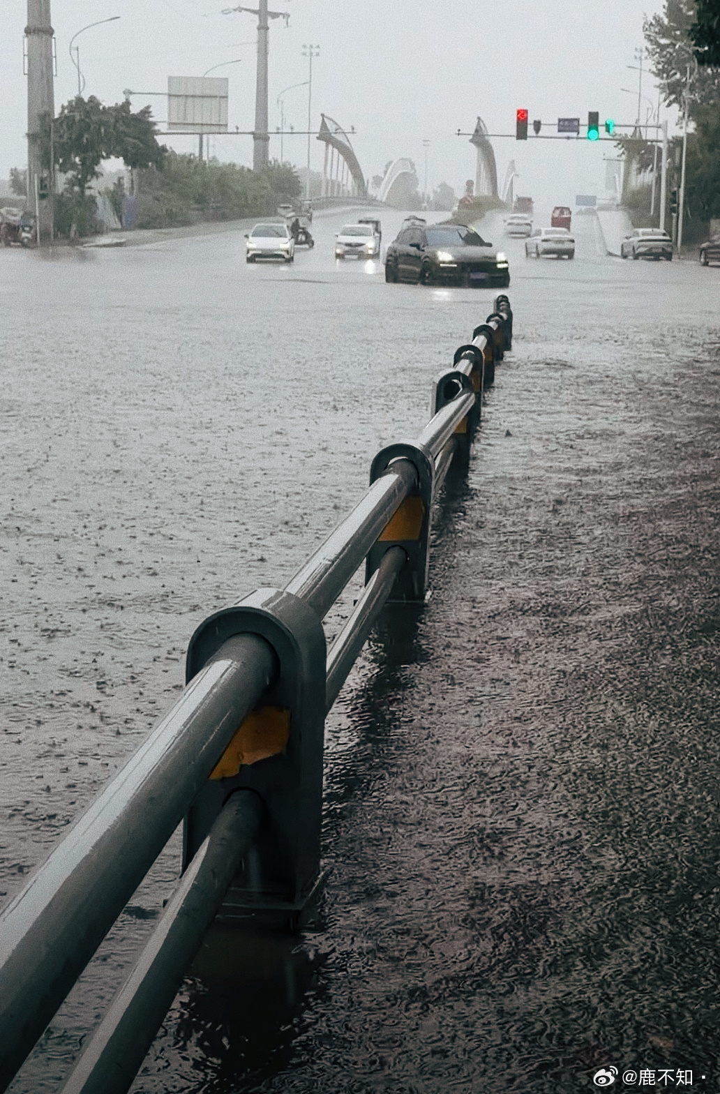雨水打湿洞洞鞋 ​​​