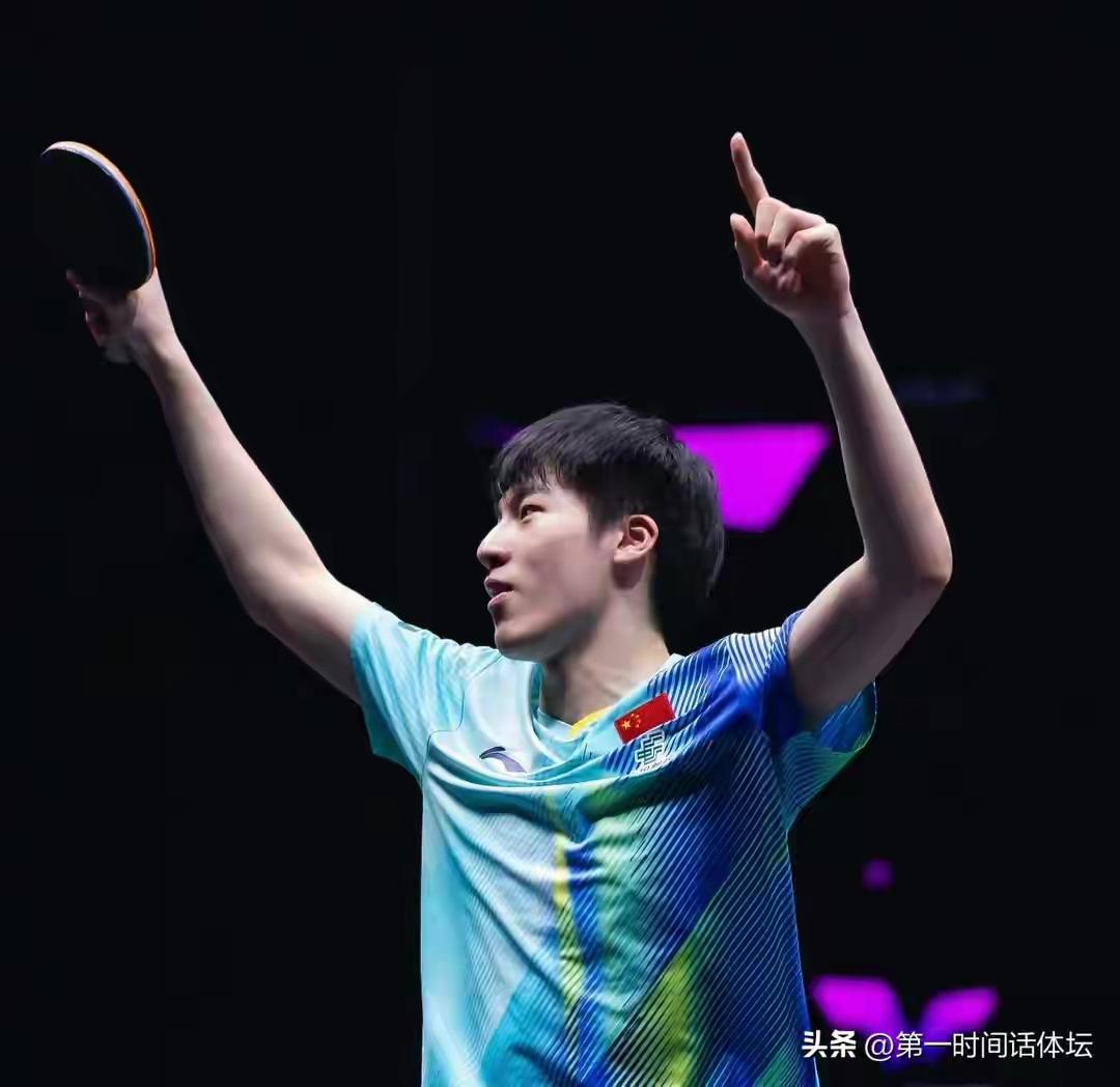 祝贺温瑞博和勒布伦抗日成功，分别战胜日本名将张本智和与松岛辉空，会师决赛。对温瑞