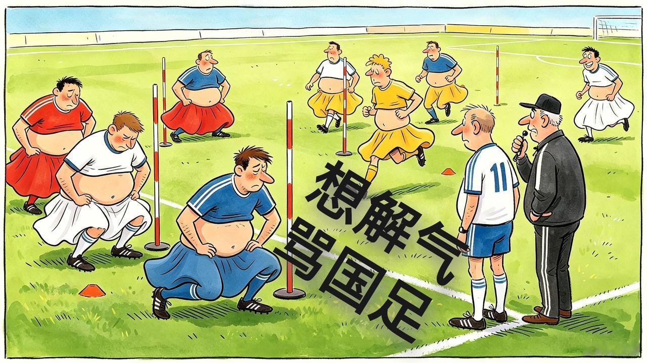 想解气就骂国足，准没错

1、建议国足零工资，只凭本事代言挣钱，赶走那些带着发财