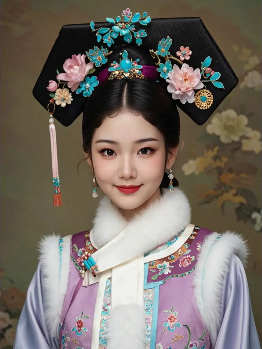 紫袍宫颜影