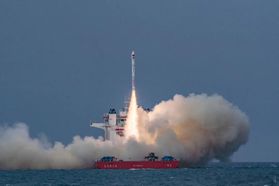 北京时间2024年5月29日16时12分，我国太原卫星发射中心在山东附近海域成功