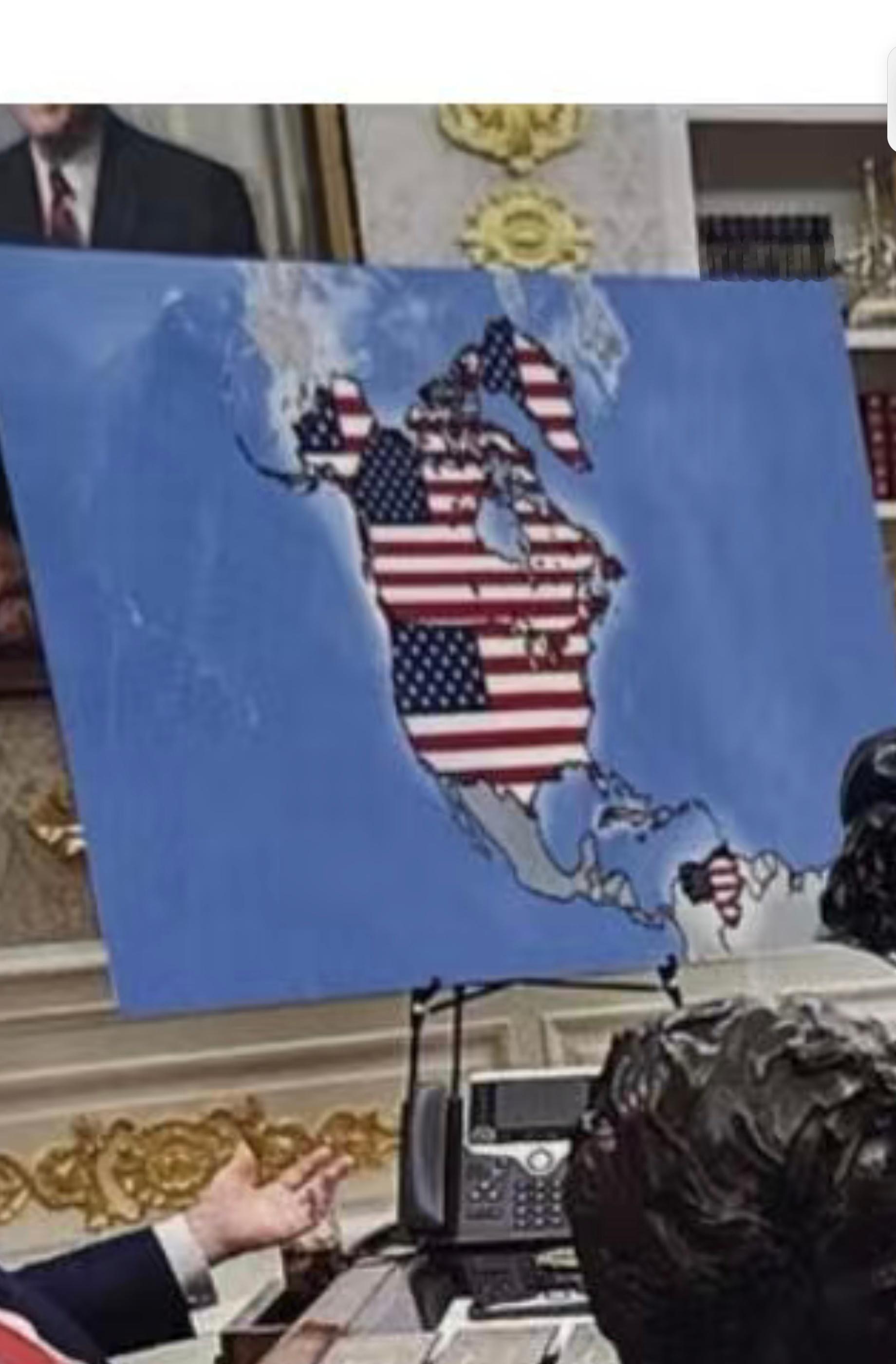 特朗普回应格陵兰岛人不愿加入美国“格陵兰，抢不抢呢？”“抢”！“加拿大呢？委内瑞