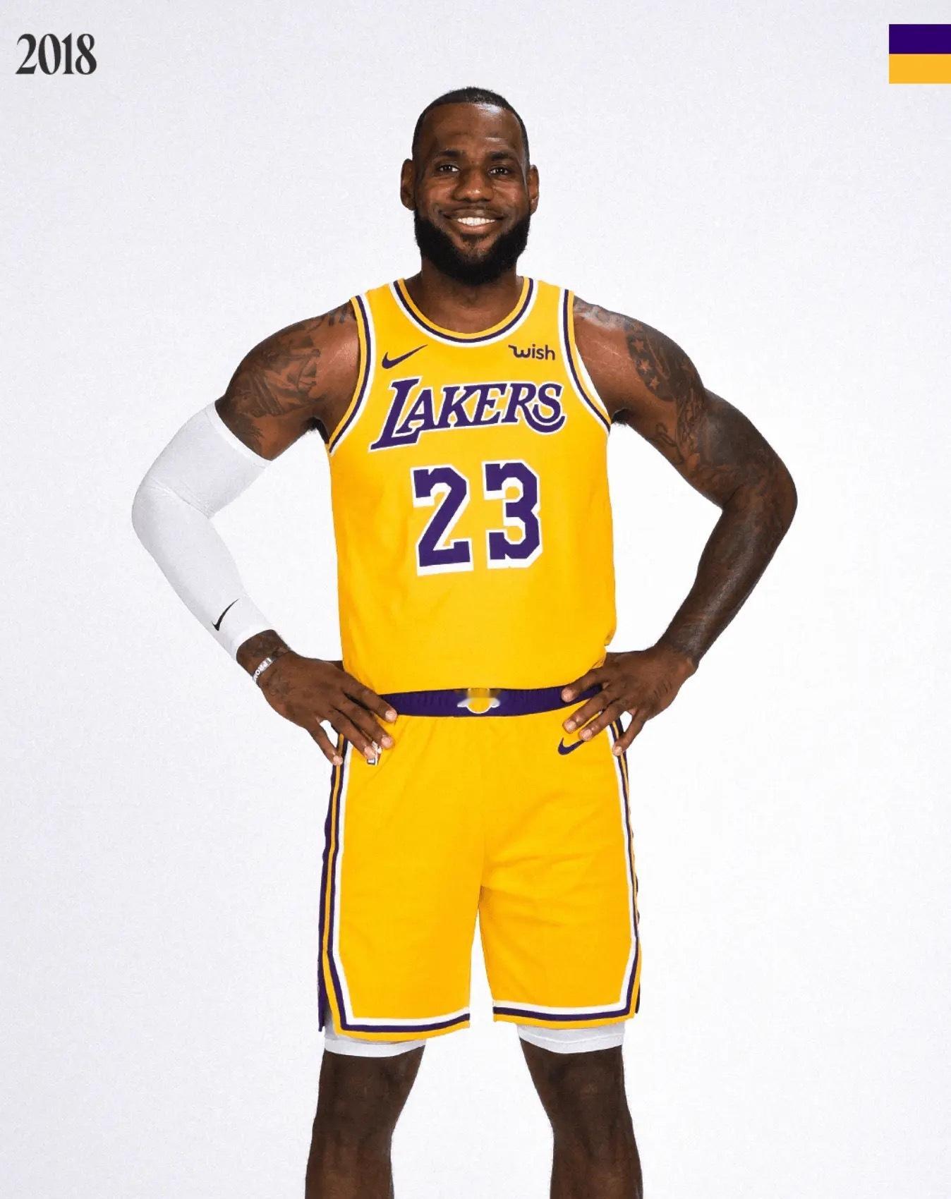 在湖人的第八年💜💛詹姆斯湖人 ​​​