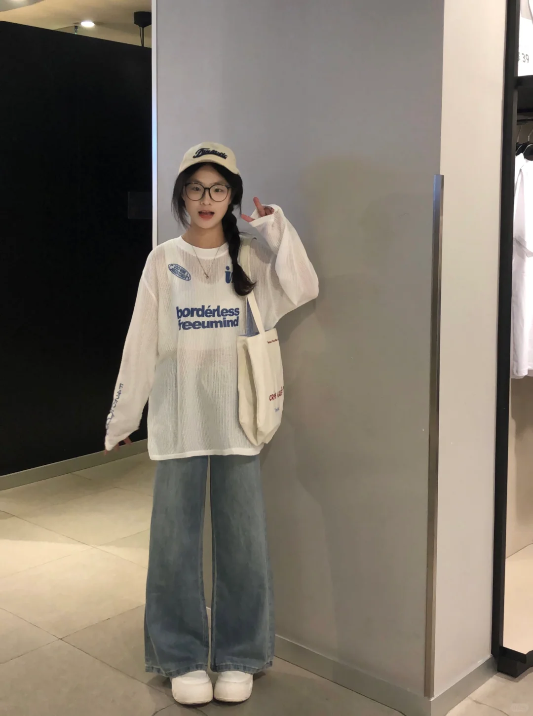 夏天第一件罩衫好好看！好韩！🔒住啦！！！