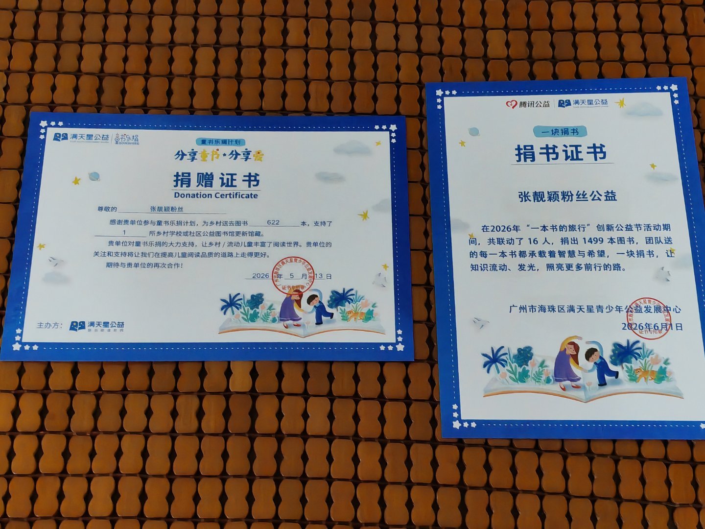张靓颖唯爱张靓颖 追张靓颖世界巡回演唱会 今年通过满天星公益，以爱豆张靓颖名义捐