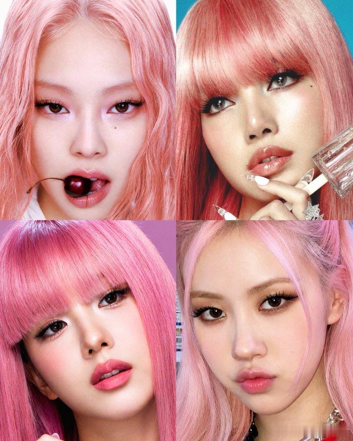 BLACKPINK全员粉色造型[期待] ​​​