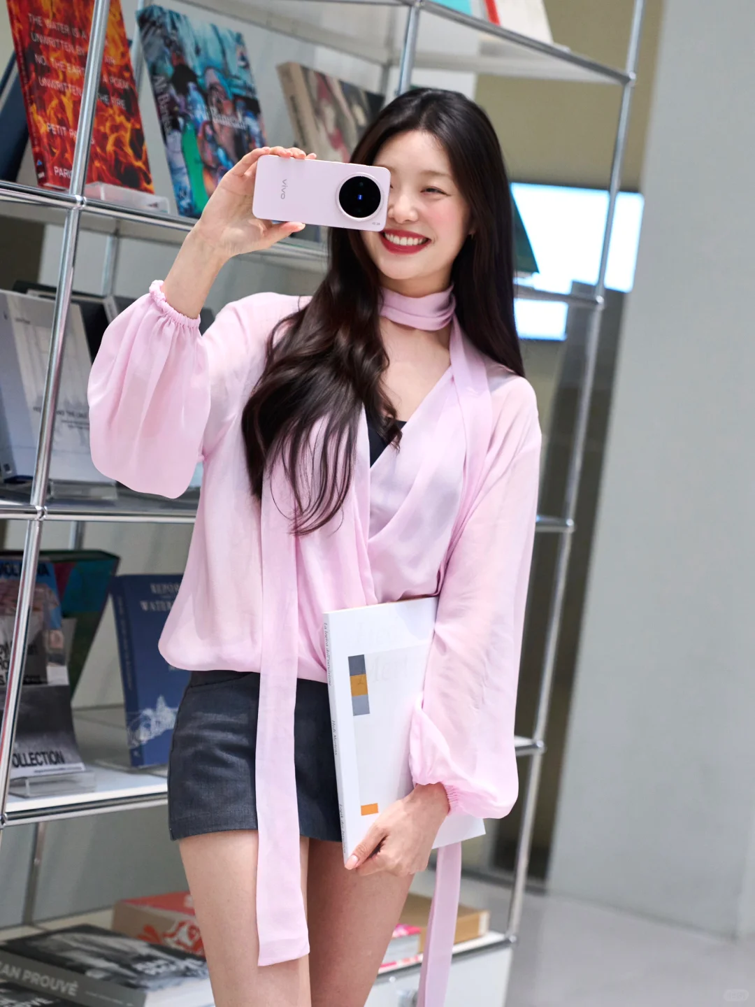 粉色mini小直屏，单手握持轻松拿捏氛围感