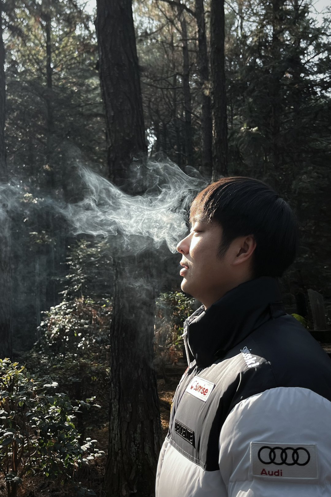 来爬山啦让我不得不感叹树坡爱豆的笑容，都没你的甜，八月正午的眼光，都没你耀眼 